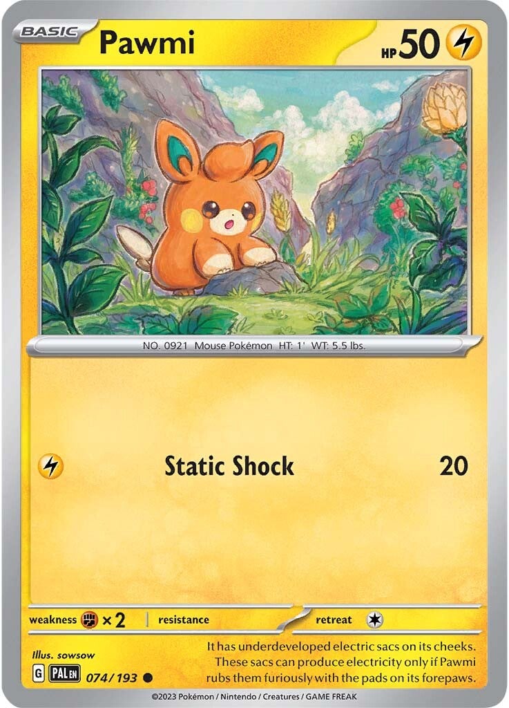 Pawmi (074/193) [Scarlet & Violet: Paldea Evolved]-1
