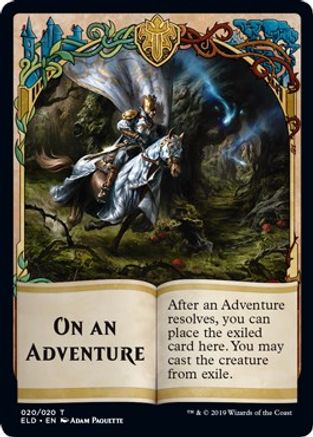 Emblem - On an Adventure (ELD-020) - Throne of Eldraine-1