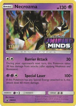 Necrozma (SM204) (Staff Prerelease Promo) [Sun & Moon: Black Star Promos]-1