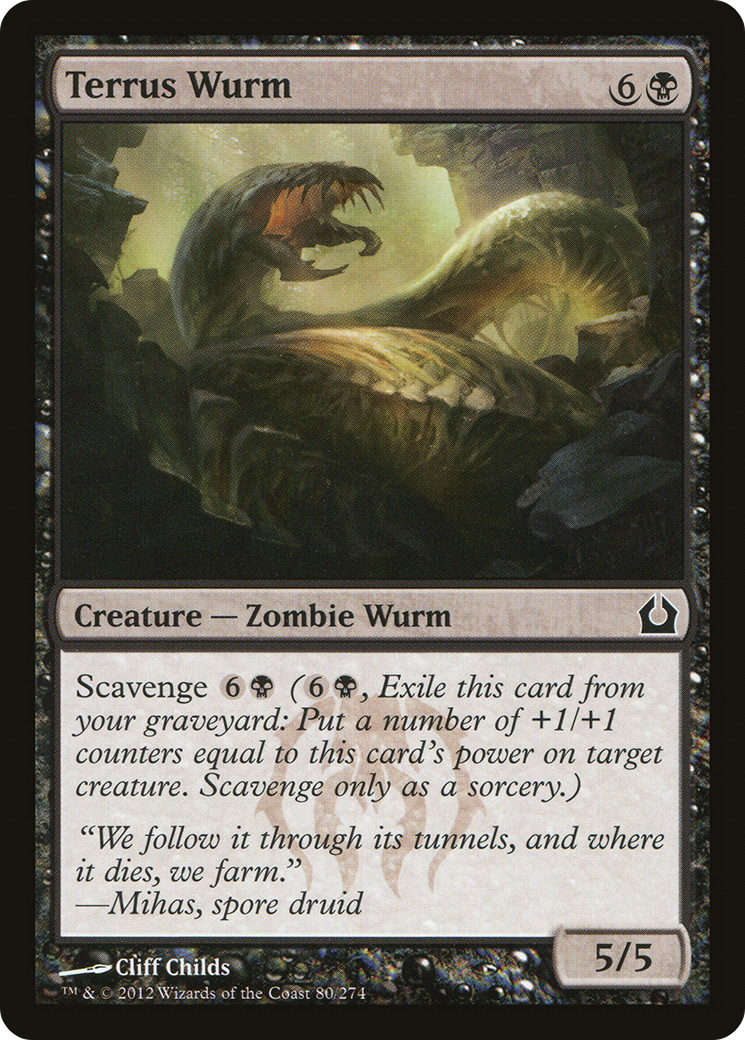 Terrus Wurm [Return to Ravnica]-1