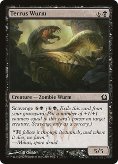 Terrus Wurm [Return to Ravnica]-1