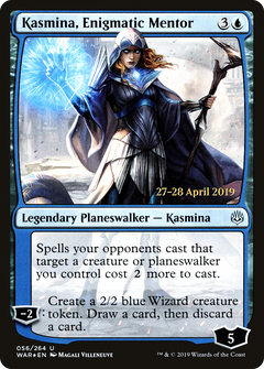 Kasmina, Enigmatic Mentor [War of the Spark Prerelease Promos]-1
