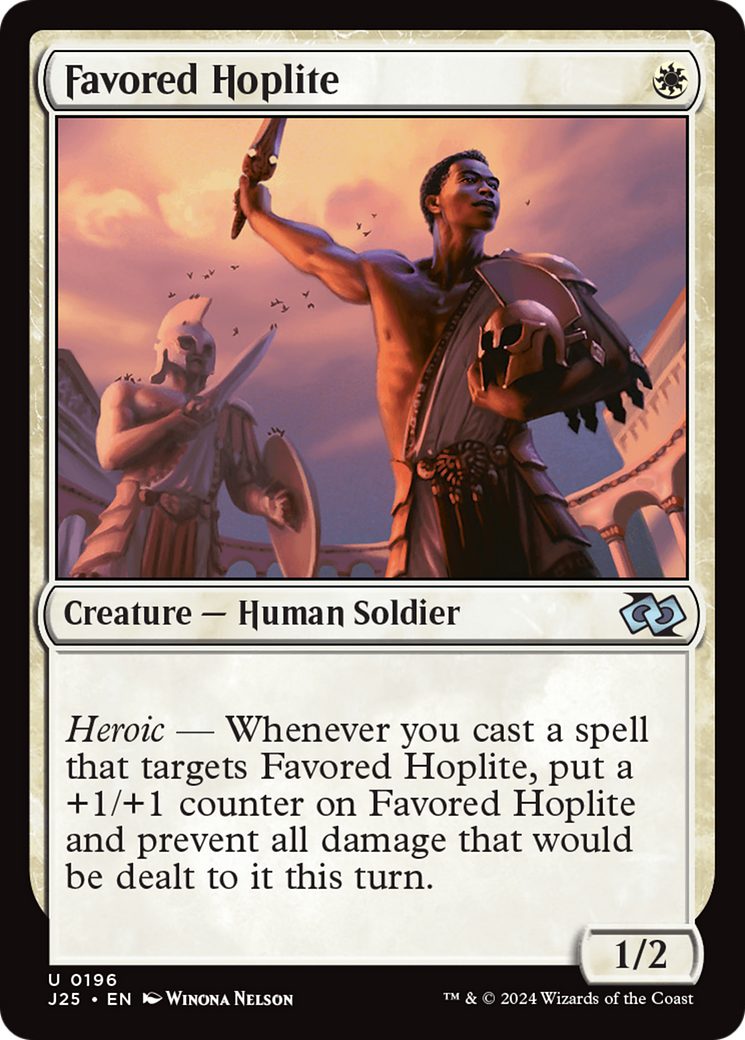 Favored Hoplite [Foundations Jumpstart]-1