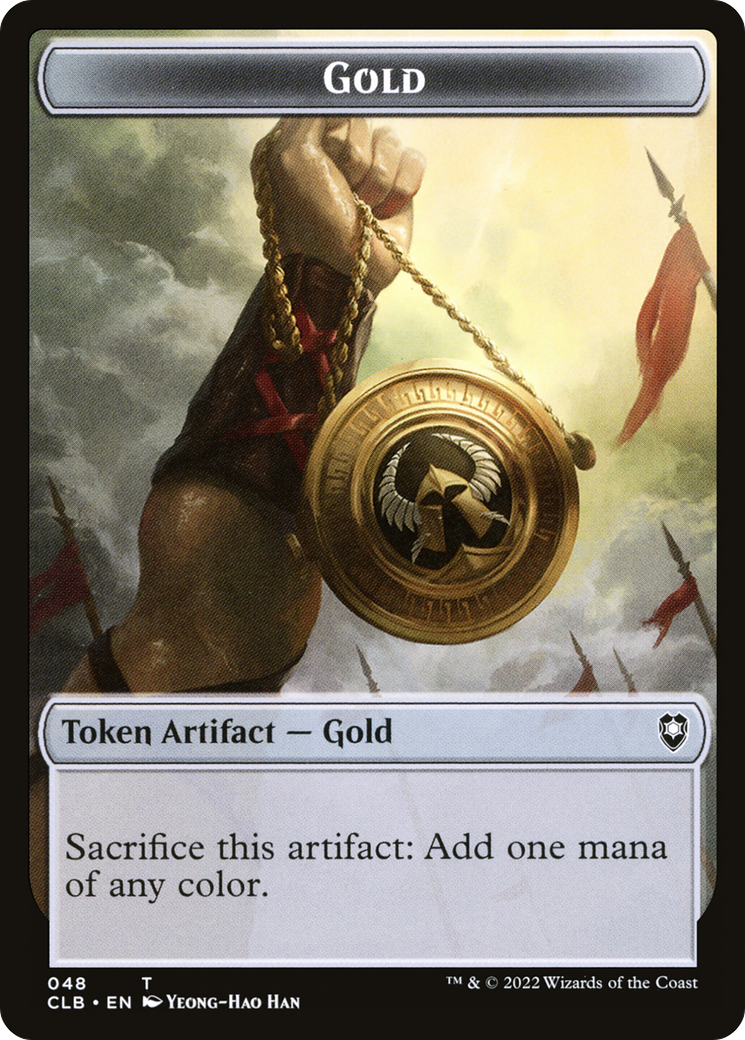 Gold (TCLB-048) - Battle for Baldur's Gate Tokens-1
