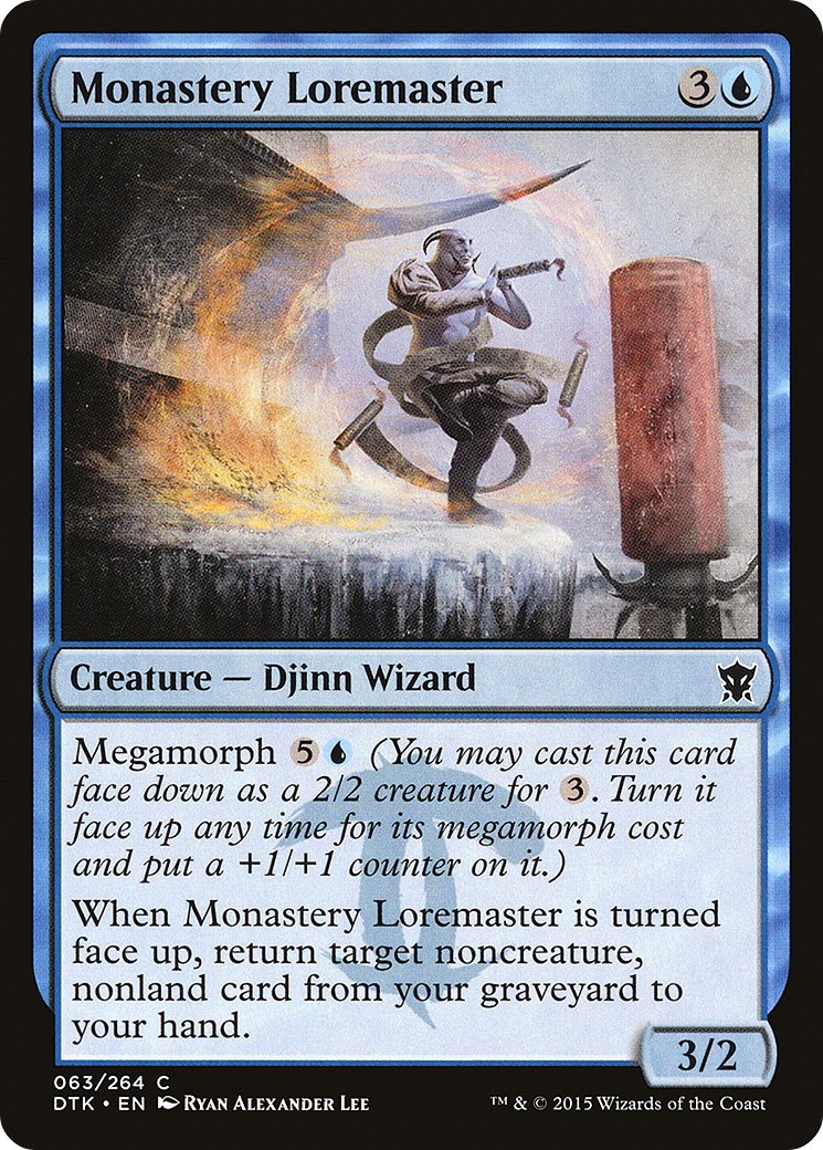 Monastery Loremaster [Dragons of Tarkir]-1