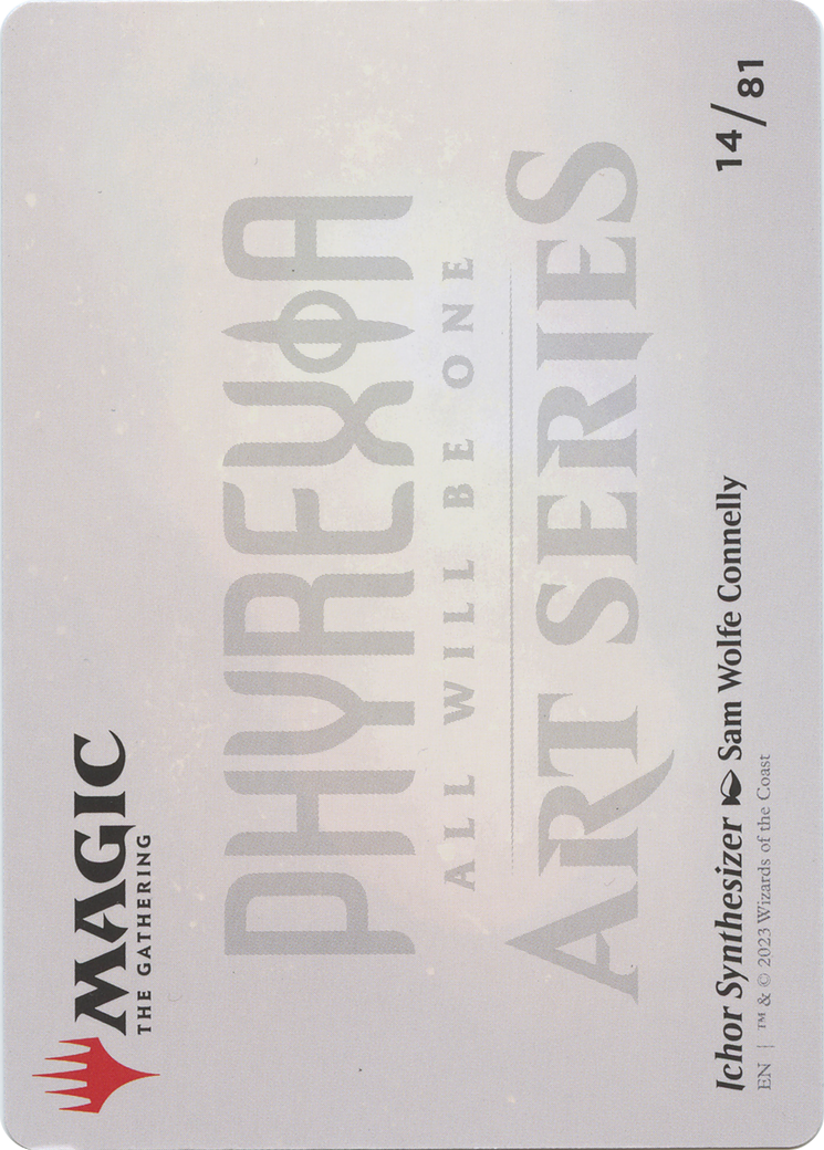 Ichor Synthesizer // Ichor Synthesizer (AONE-014) - Phyrexia: All Will Be One Art Series (Borderless) Foil-2