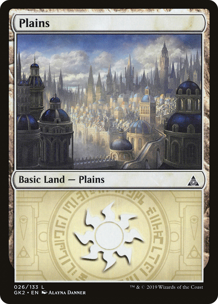 Plains (26) [Ravnica Allegiance Guild Kit]-1
