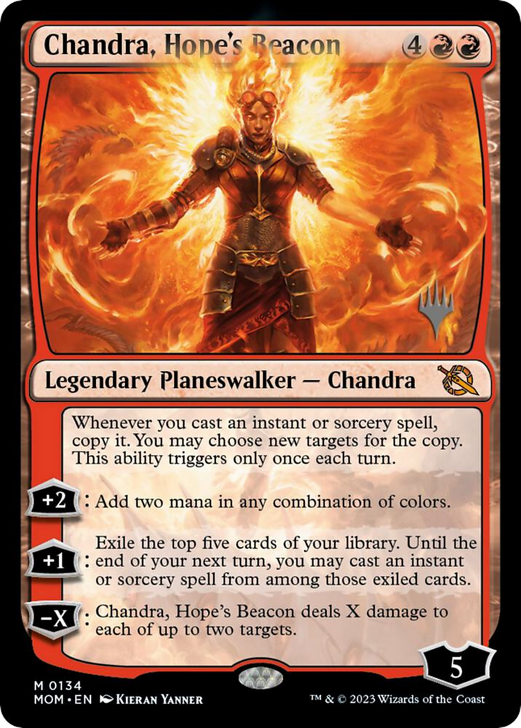 Chandra, Hope's Beacon (Promo Pack) [March of the Machine Promos]-1