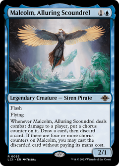 Malcolm, Alluring Scoundrel [The Lost Caverns of Ixalan]-1