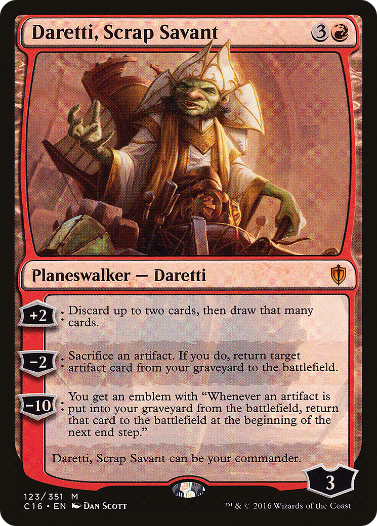Daretti, Scrap Savant [Commander 2016]-1