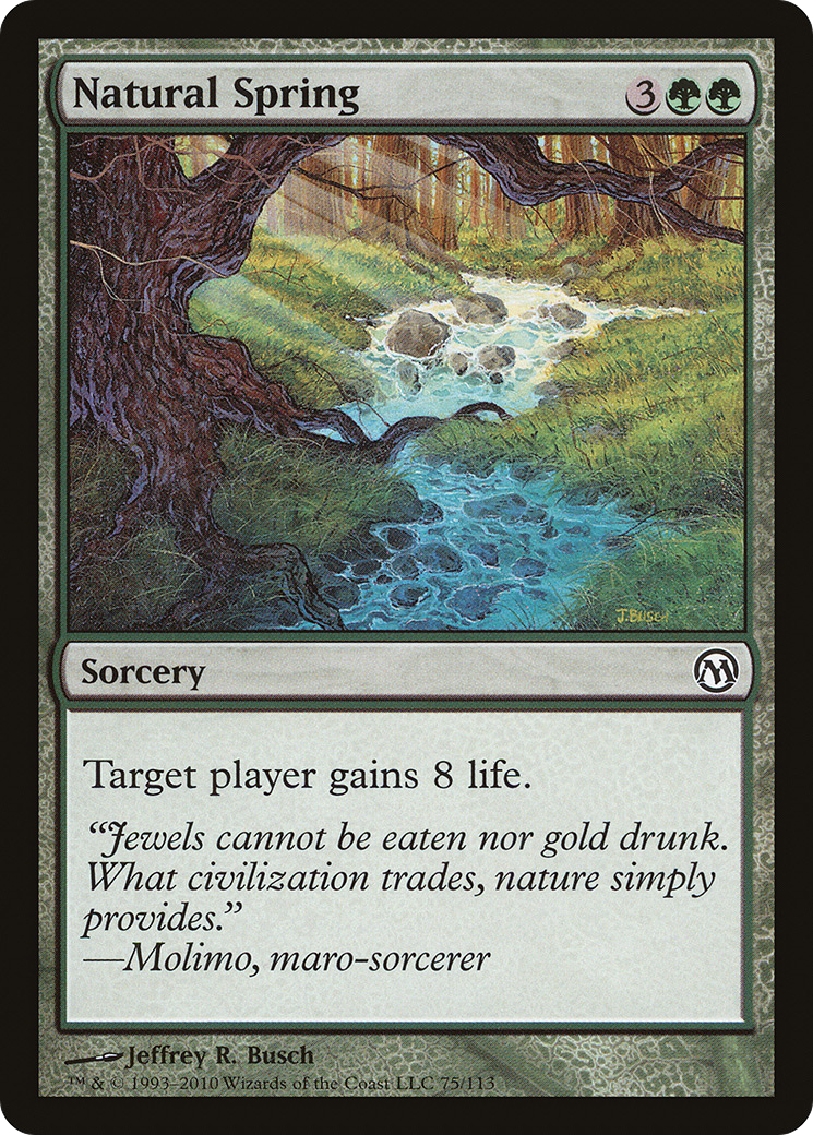Natural Spring [Duels of the Planeswalkers]-1