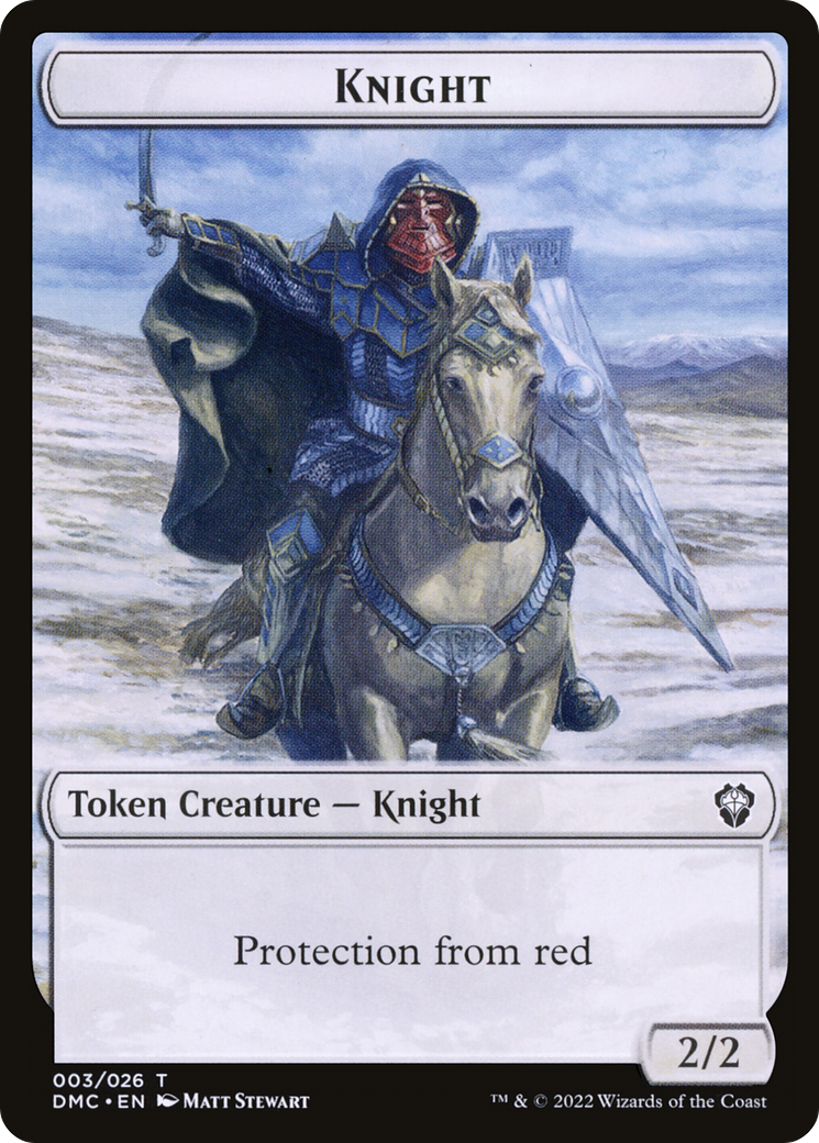 Knight (TDMU-003) - Dominaria United Tokens-1