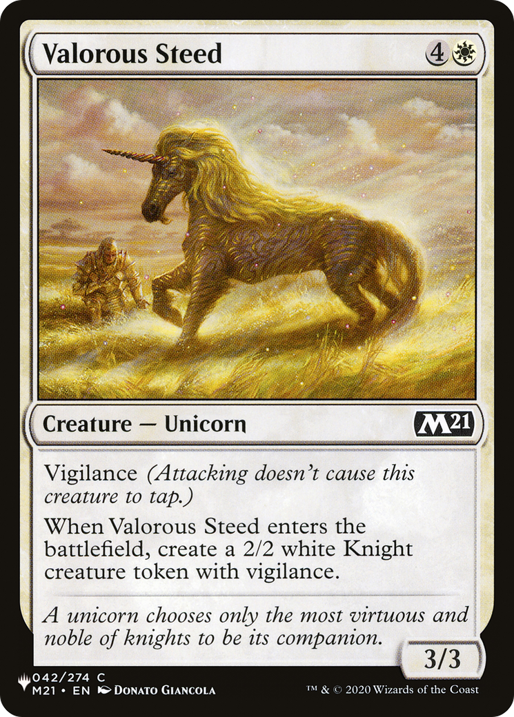 Valorous Steed (LIST-042/274) - The List-1