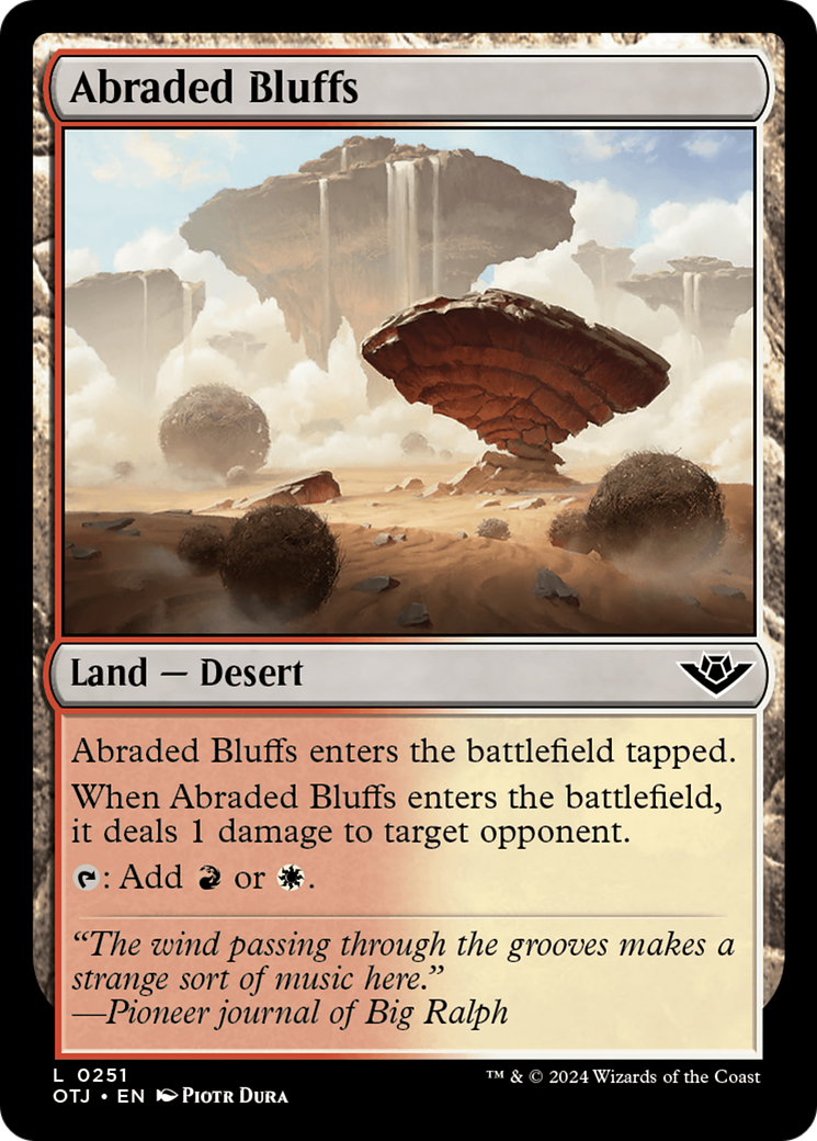 Abraded Bluffs [Outlaws of Thunder Junction]-1