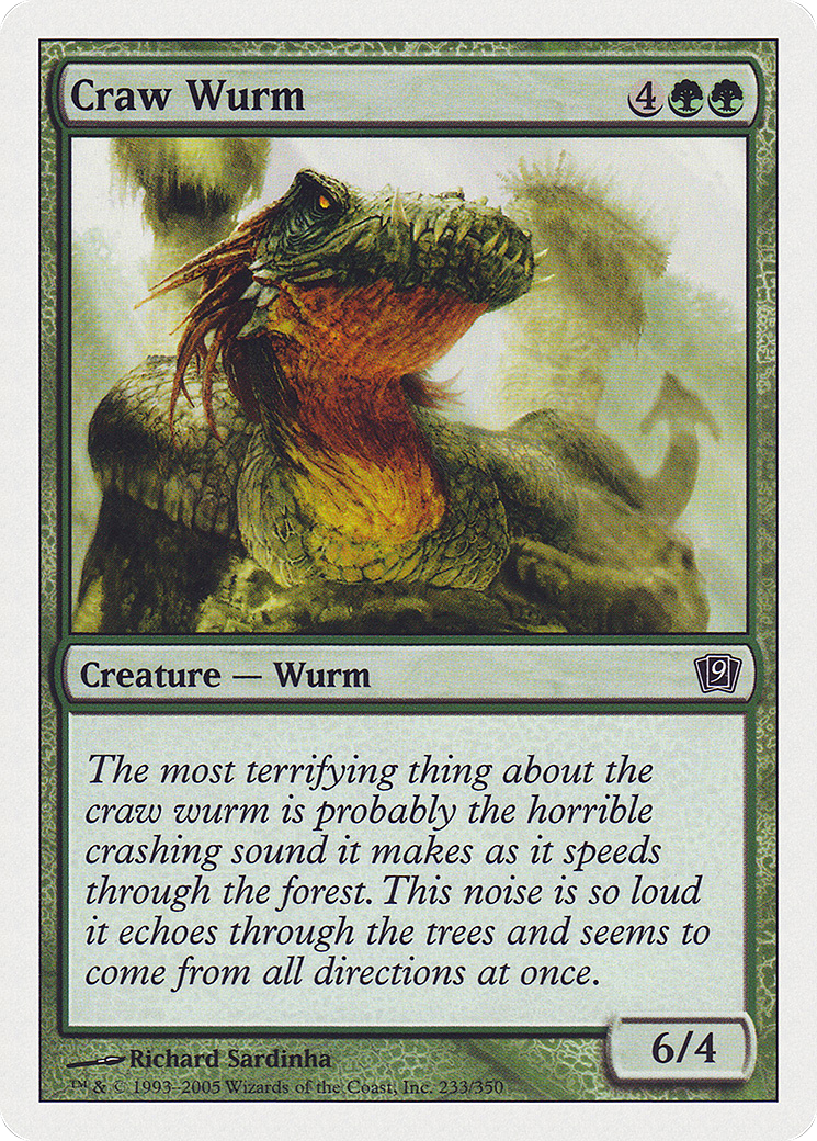 Craw Wurm [Ninth Edition]-1