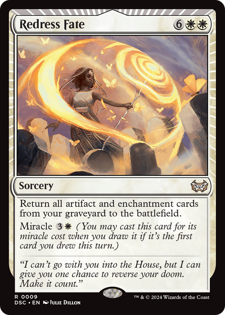 Redress Fate [Duskmourn: House of Horror Commander]-1