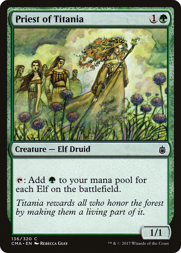 Priest of Titania [Commander Anthology]-1