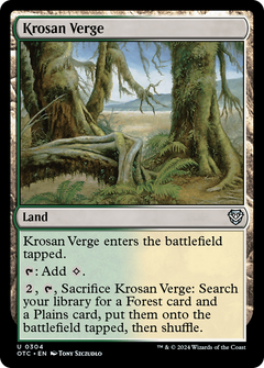 Krosan Verge [Outlaws of Thunder Junction Commander]-1