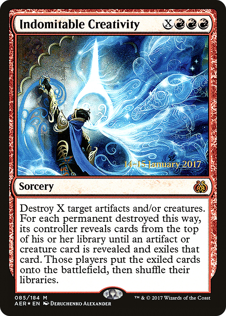 Indomitable Creativity [Aether Revolt Prerelease Promos]-1