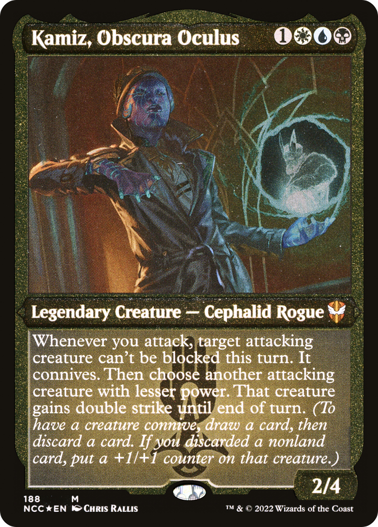 Kamiz, Obscura Oculus (NCC-188) - New Capenna Commander Etched Foil-1