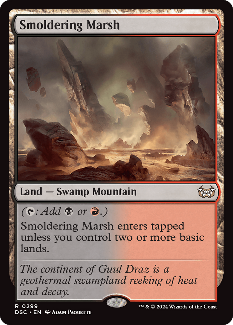 Smoldering Marsh [Duskmourn: House of Horror Commander]-2