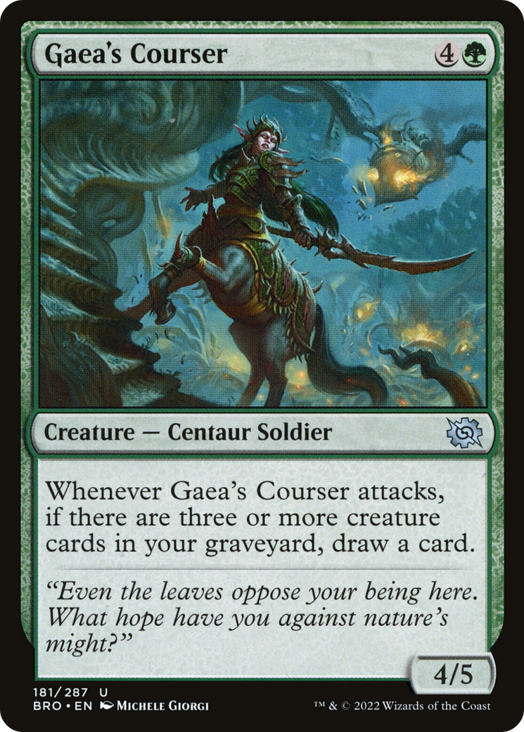 Gaea's Courser [The Brothers' War]-1