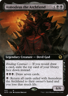 Asmodeus the Archfiend (Extended Art) [Dungeons & Dragons: Adventures in the Forgotten Realms]-1