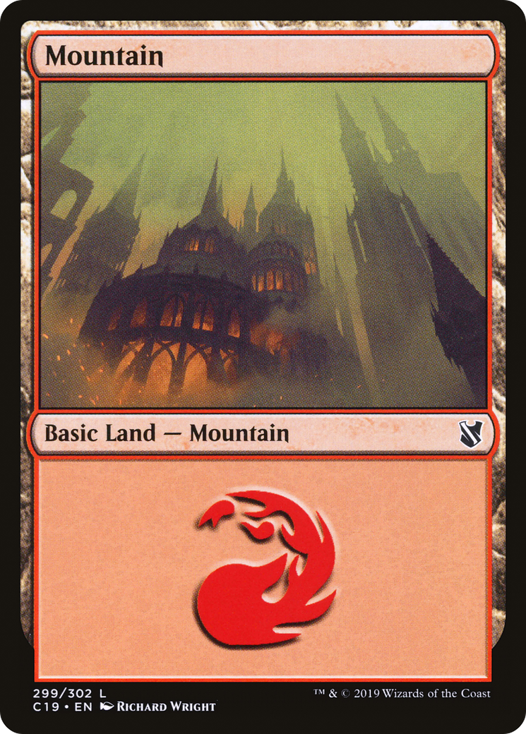 Mountain (299) [Commander 2019]-1