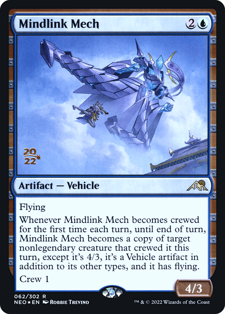 Mindlink Mech [Kamigawa: Neon Dynasty Prerelease Promos]-1
