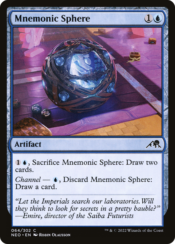 Mnemonic Sphere [Kamigawa: Neon Dynasty]-1