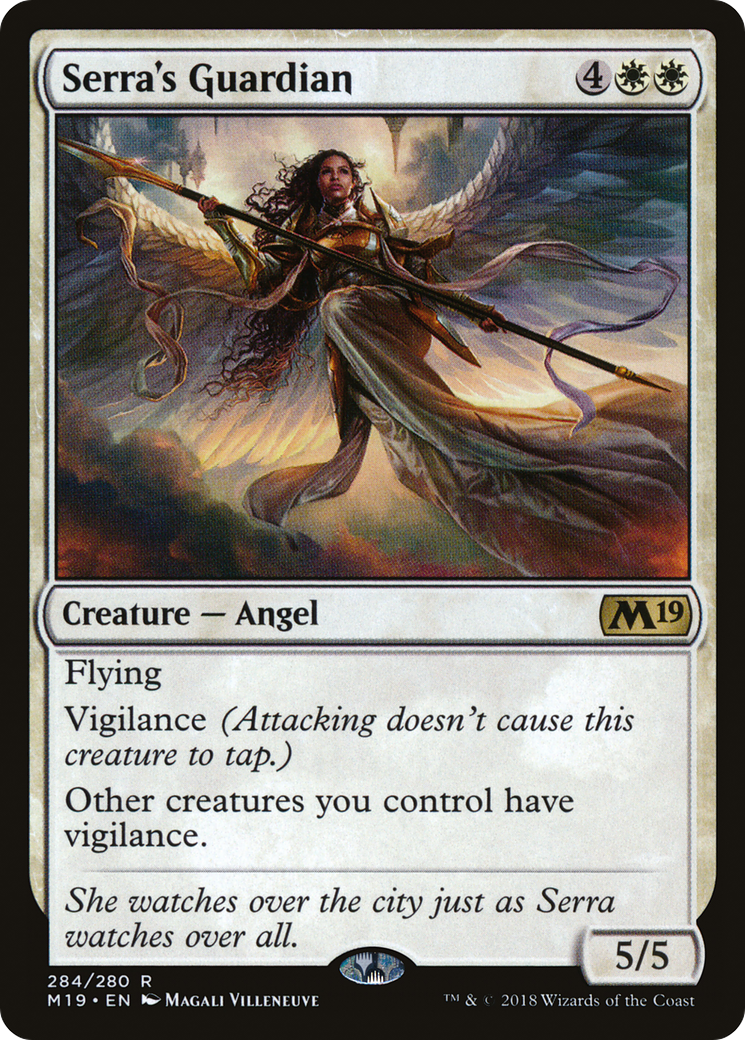 Serra's Guardian [Core Set 2019]-1