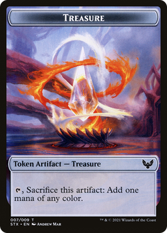Treasure Token (STX-007) - Strixhaven: School of Mages Tokens-1