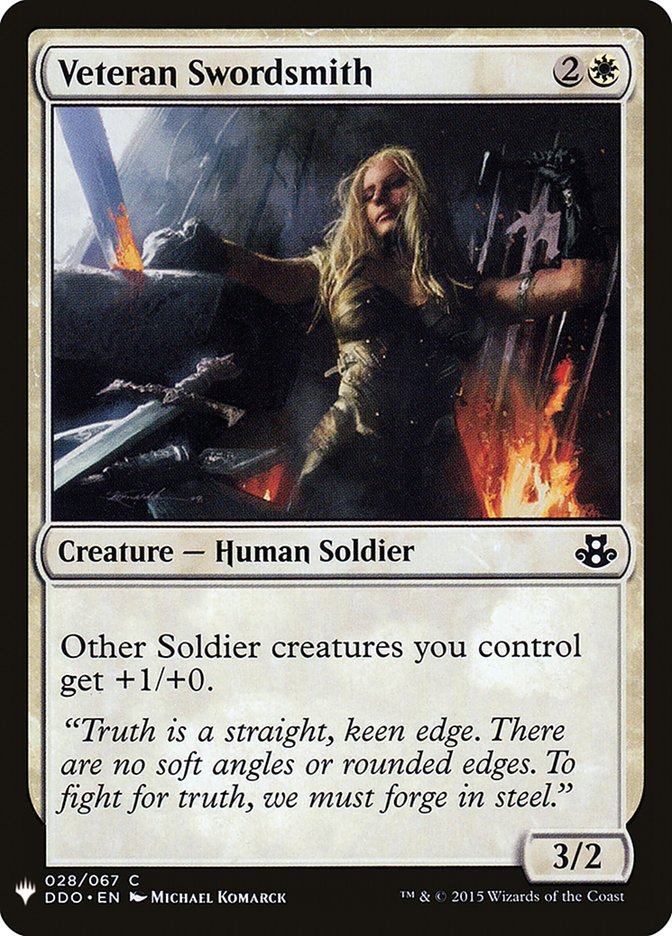 Veteran Swordsmith [Mystery Booster]-1