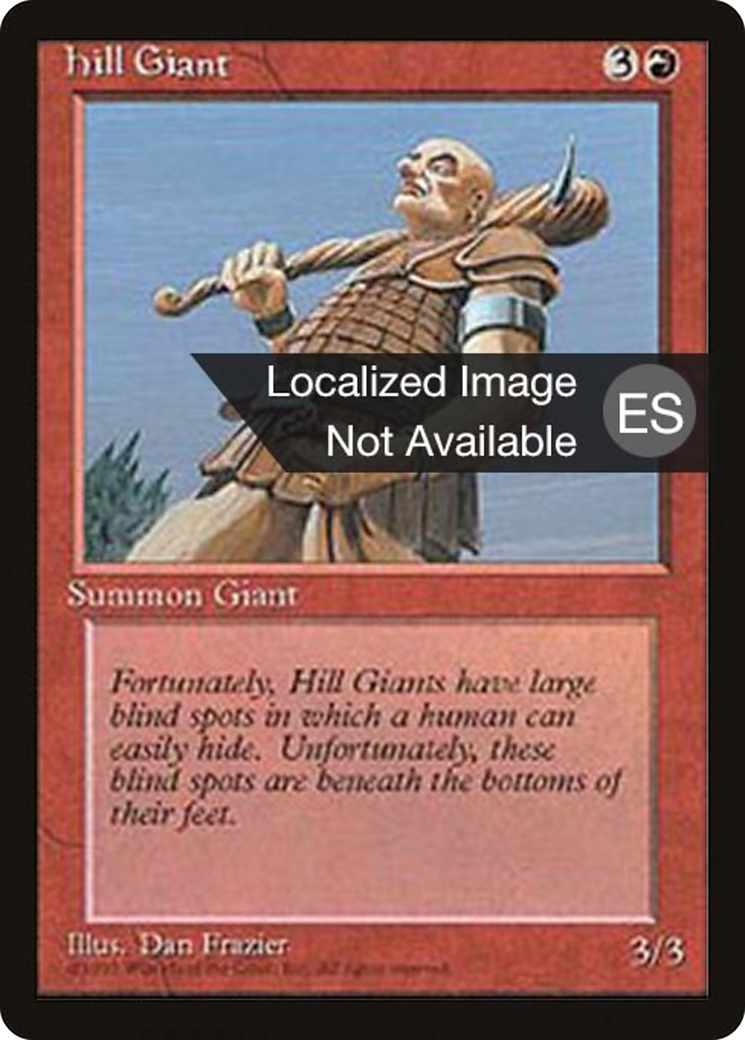 Hill Giant [Fourth Edition Foreign Black Border]-1
