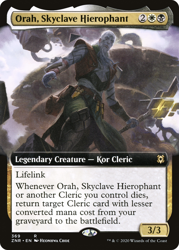 Orah, Skyclave Hierophant (Extended Art) [Zendikar Rising]-1