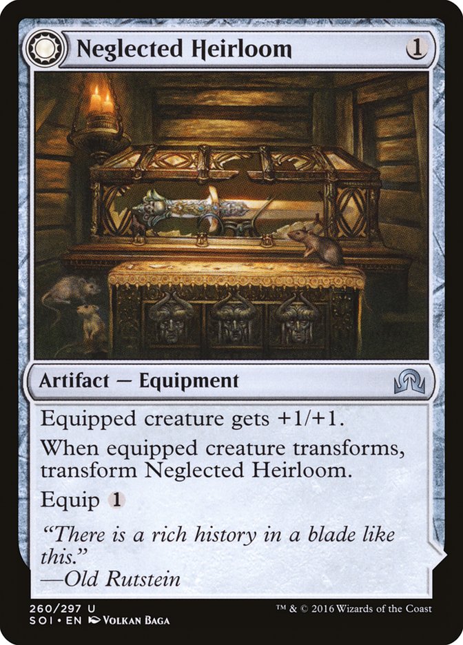 Neglected Heirloom // Ashmouth Blade [Shadows over Innistrad]-1