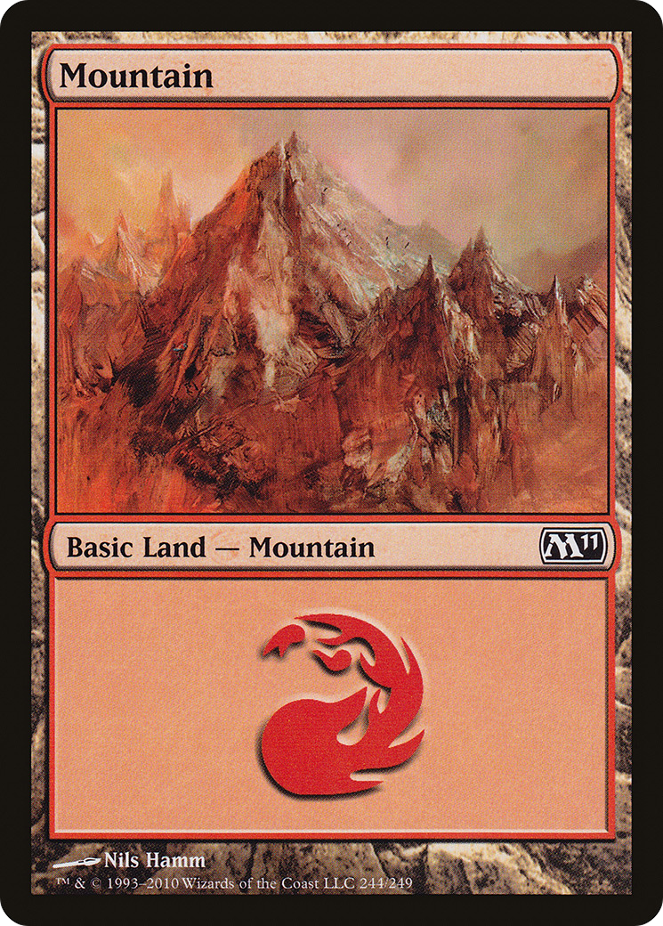 Mountain (244) [Magic 2011]-1