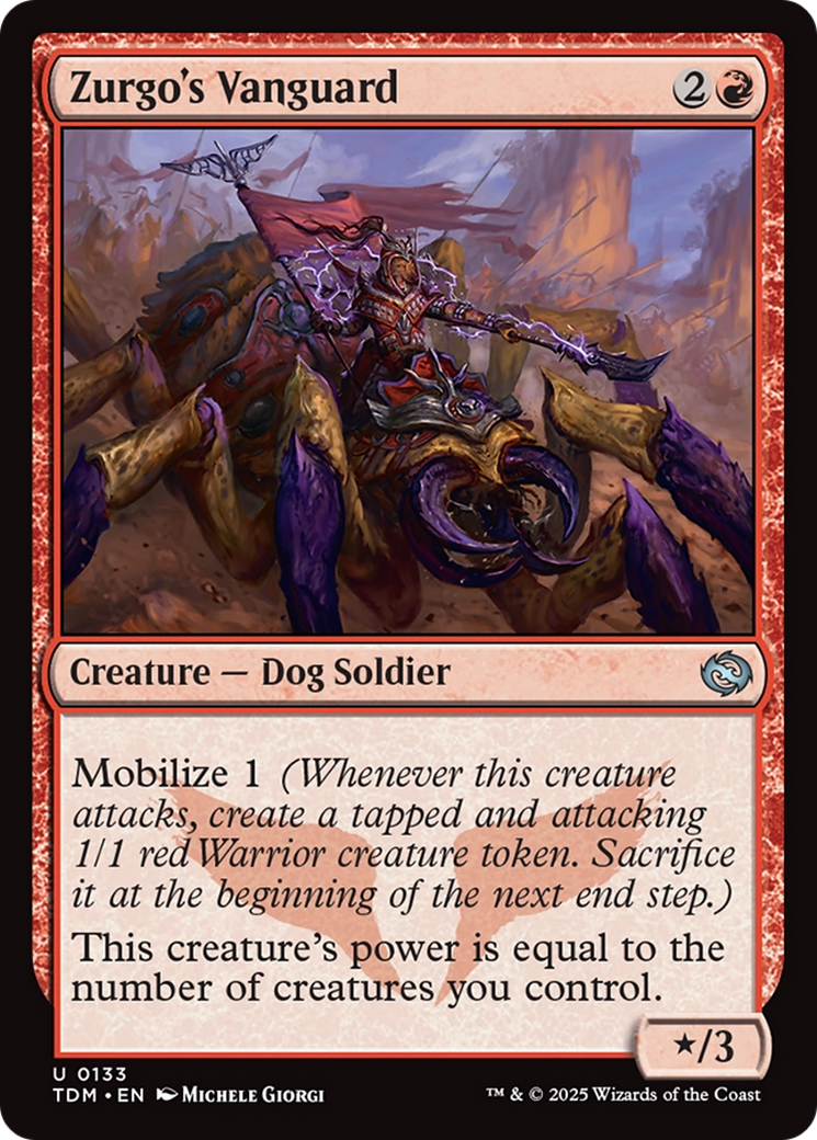 Zurgo's Vanguard [Tarkir: Dragonstorm]-1