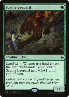 Scythe Leopard (Gift Box) [Battle for Zendikar Promos]-1