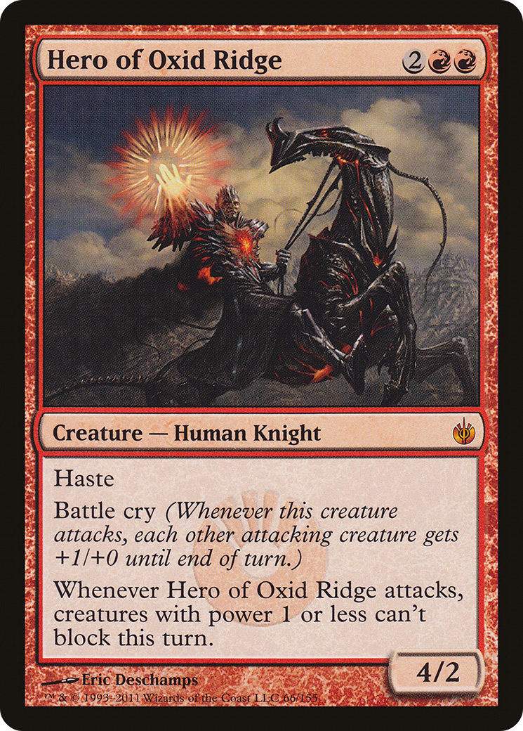 Hero of Oxid Ridge [Mirrodin Besieged]-1