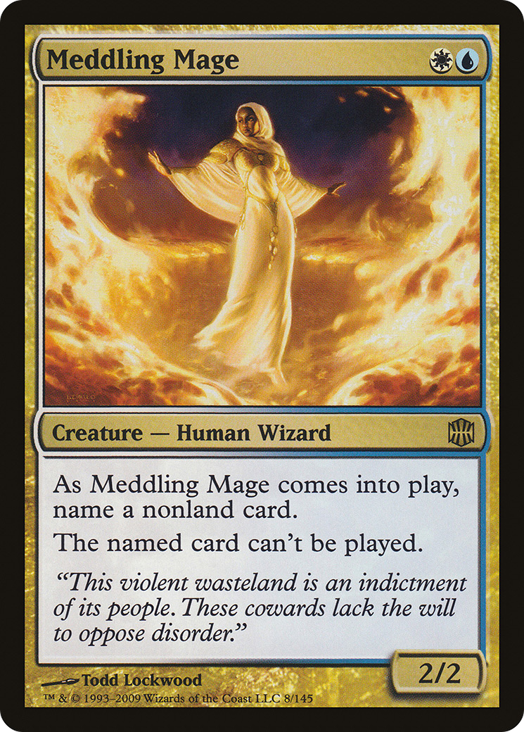 Meddling Mage [Alara Reborn]-1