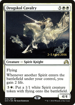 Drogskol Cavalry [Shadows over Innistrad Prerelease Promos]-1