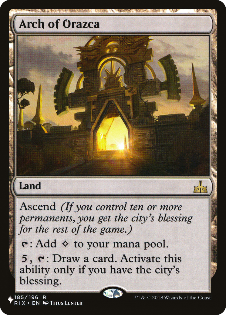 Arch of Orazca (PLST-RIX-185) - The List-1