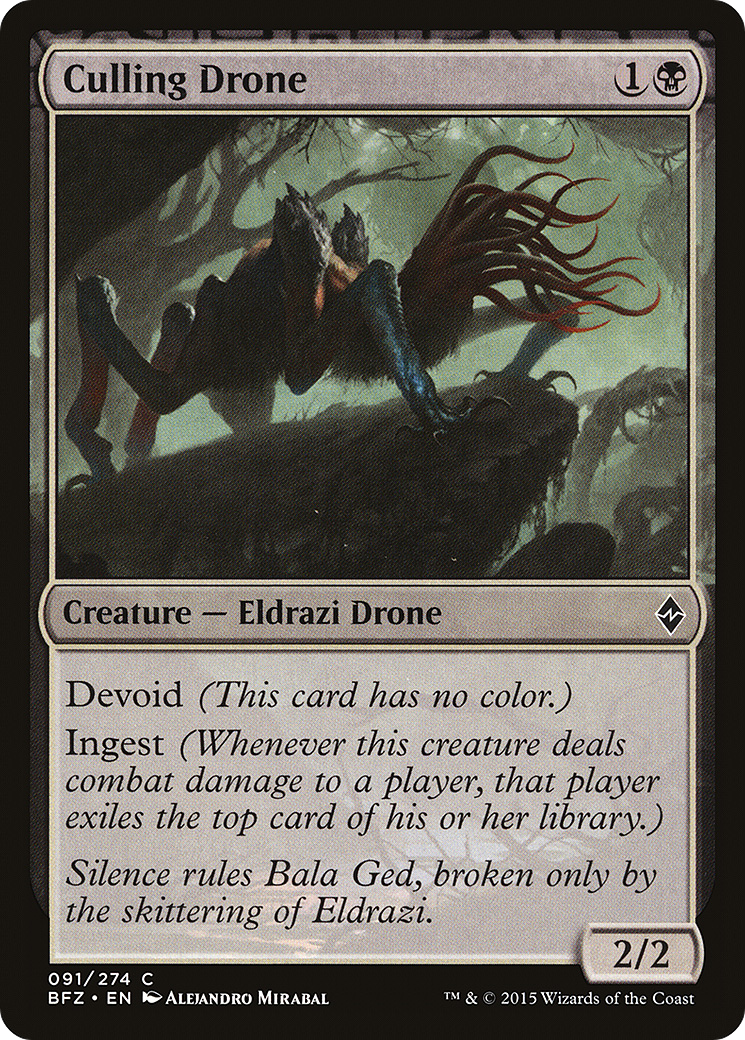 Culling Drone [Battle for Zendikar]-1
