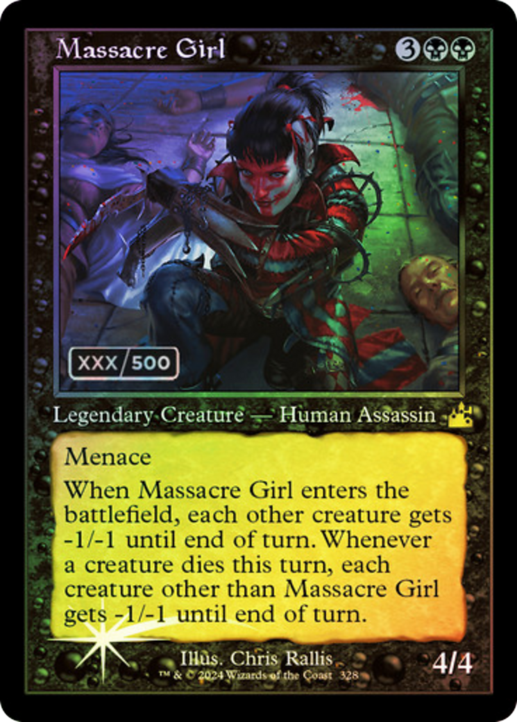 Massacre Girl (Retro) (Serialized) [Ravnica Remastered]-1