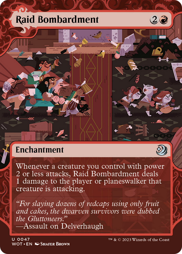 Raid Bombardment [Wilds of Eldraine: Enchanting Tales]-1