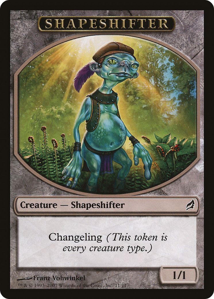 Shapeshifter Token [Lorwyn Tokens]-1