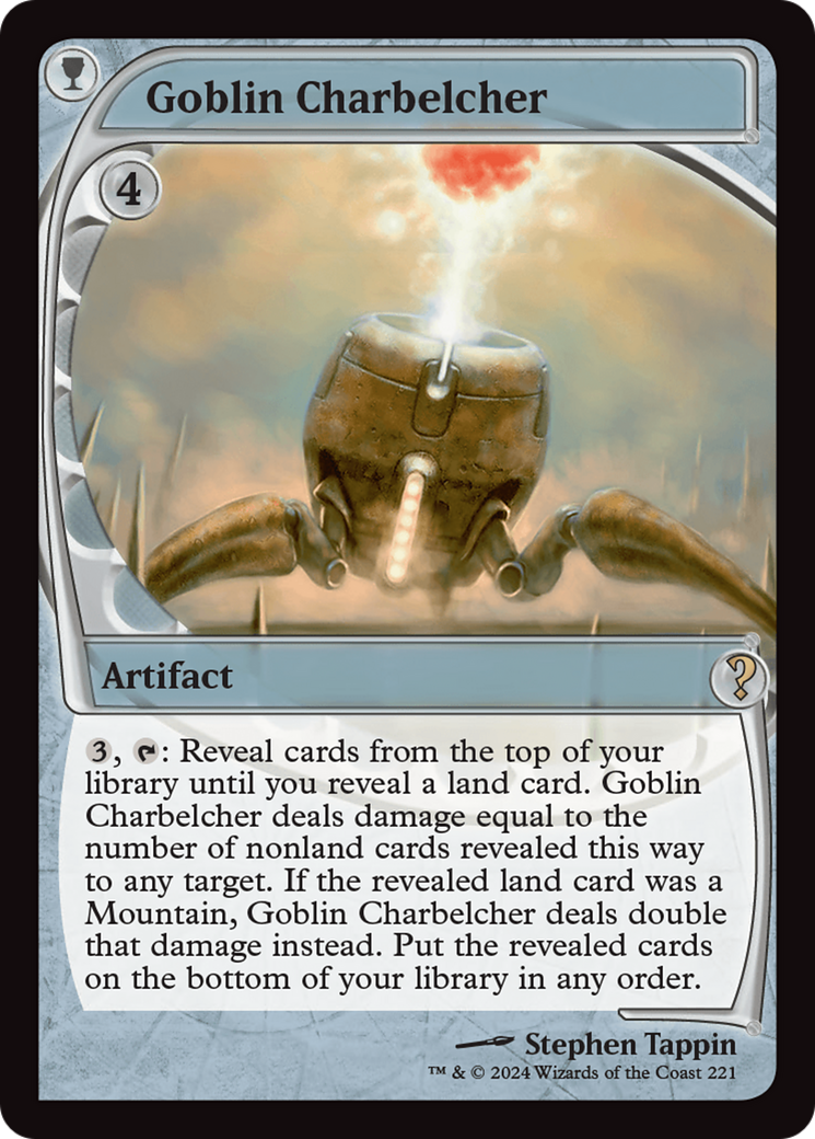 Goblin Charbelcher (Future Sight) [Mystery Booster 2]-1