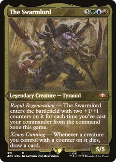 The Swarmlord (40K-321) - Warhammer 40,000 Commander Etched Foil-1