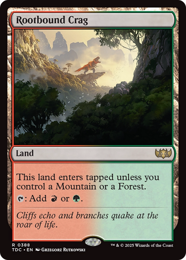 Rootbound Crag [Tarkir: Dragonstorm Commander]-1